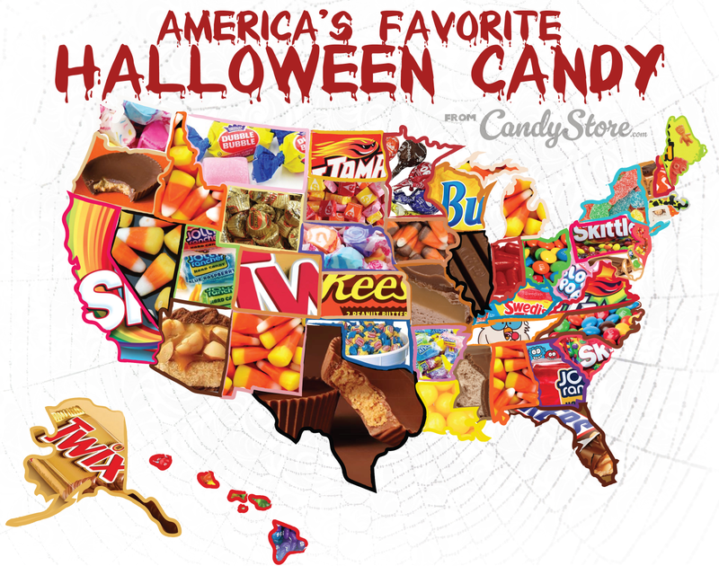 Illustration for article titled Candy corn is somehow the favorite Halloween candy in 7 states